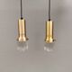 Two icicle pendant lamps from the Danish brand Vitrika, 1970s–80s.