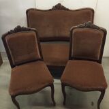 Living room wood and fabric 1930