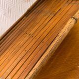 Bamboo standing shelf from the 60s