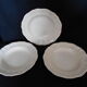 Set of 3 ivory soup plates SARREGUEMINES