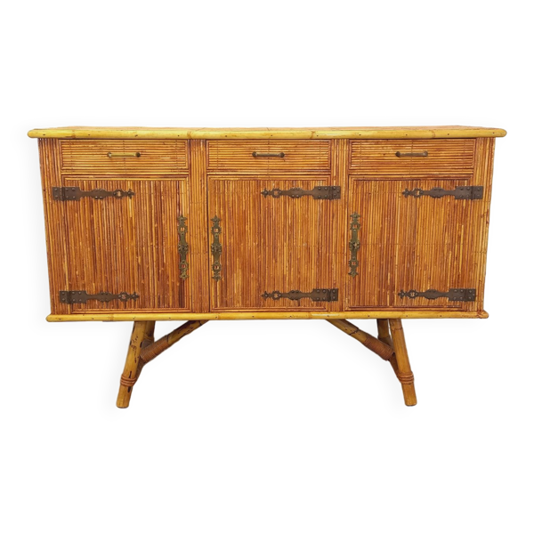 Enfilade vintage en rotin des années 50/60 — Beyit