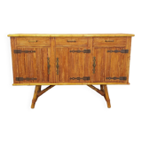 Vintage rattan sideboard from the 50/60s