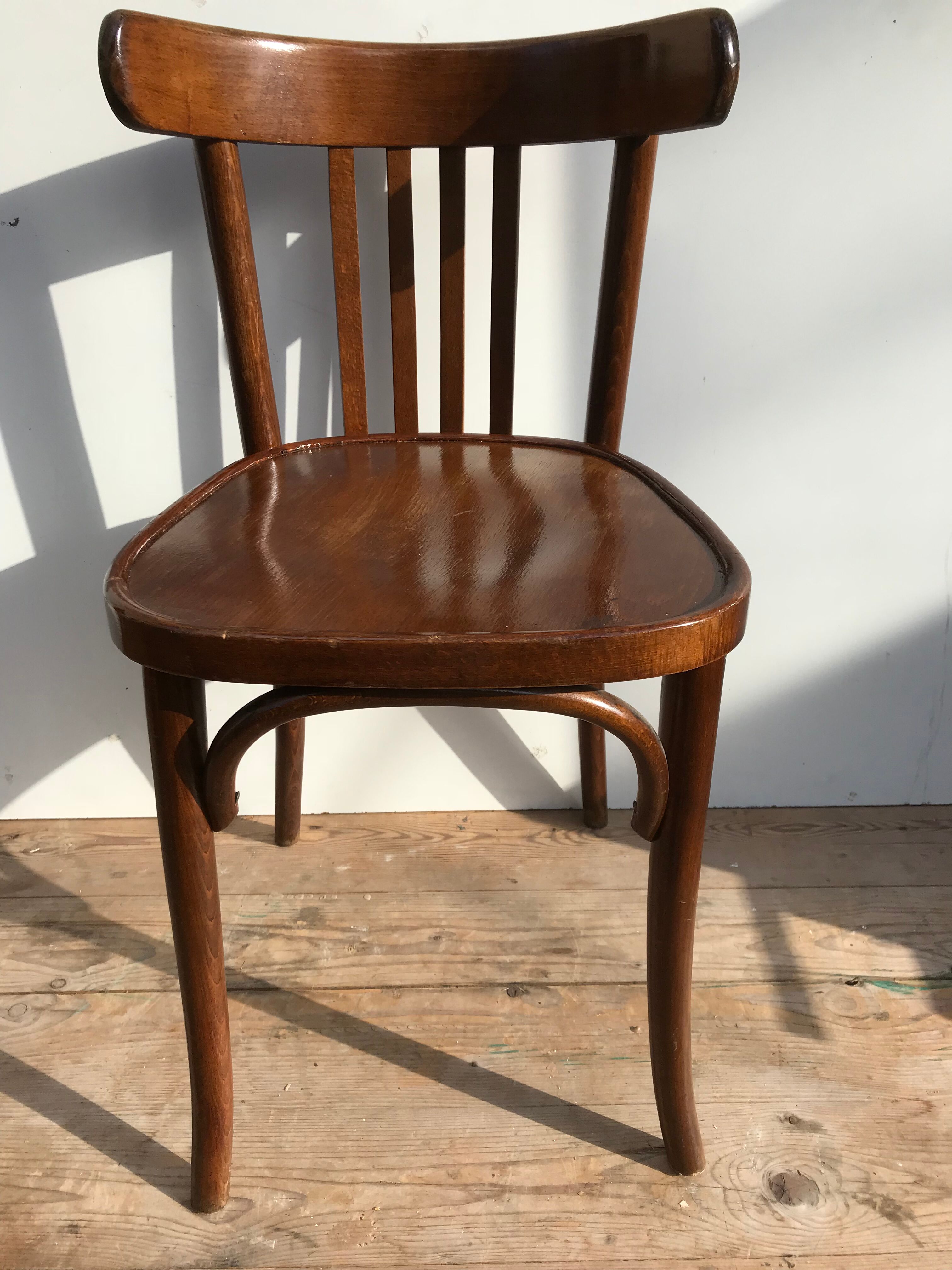 Former chair bistro s curved folder 60s vintage