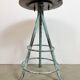Green Industrial Workshop Stool, 1960s