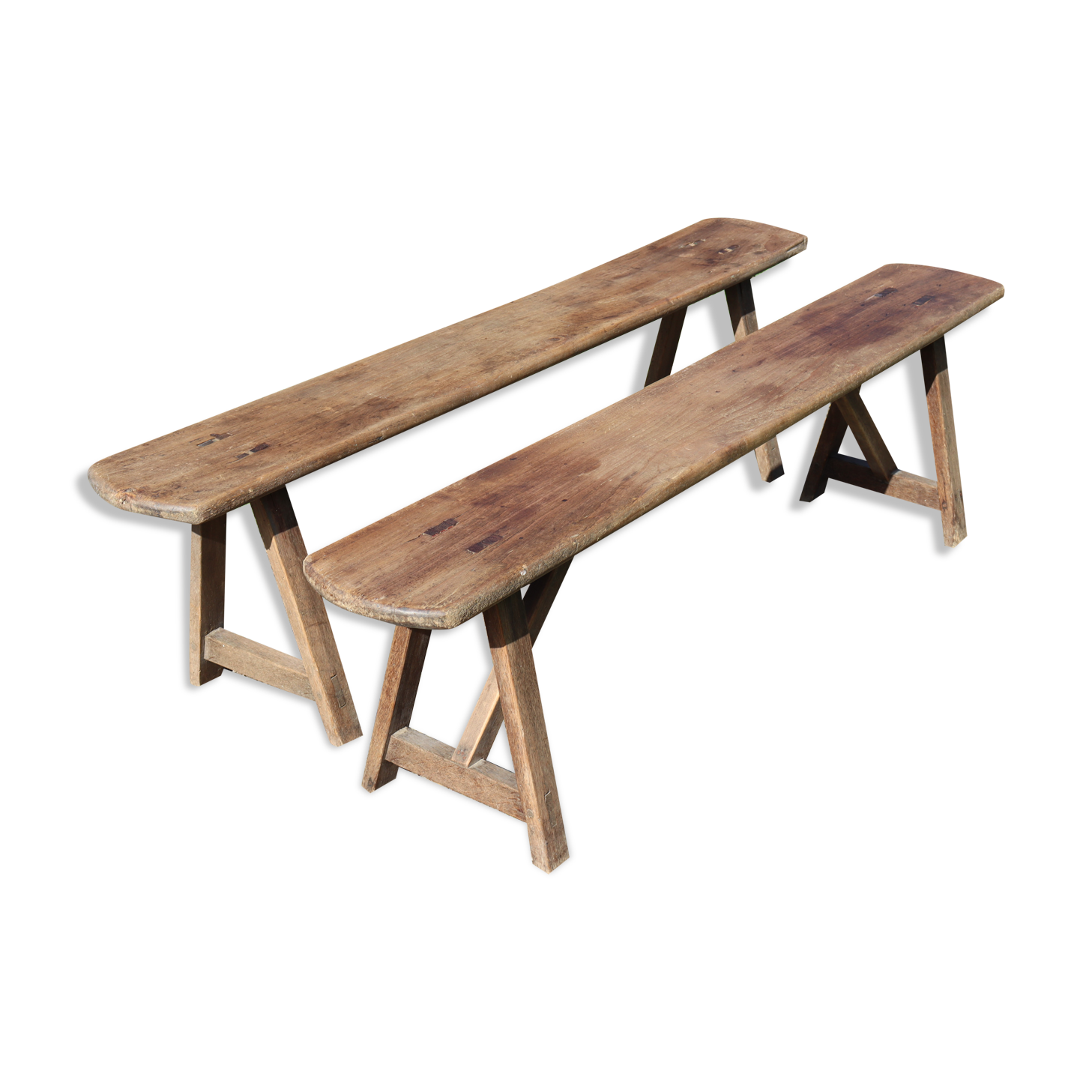 Pair of old benches