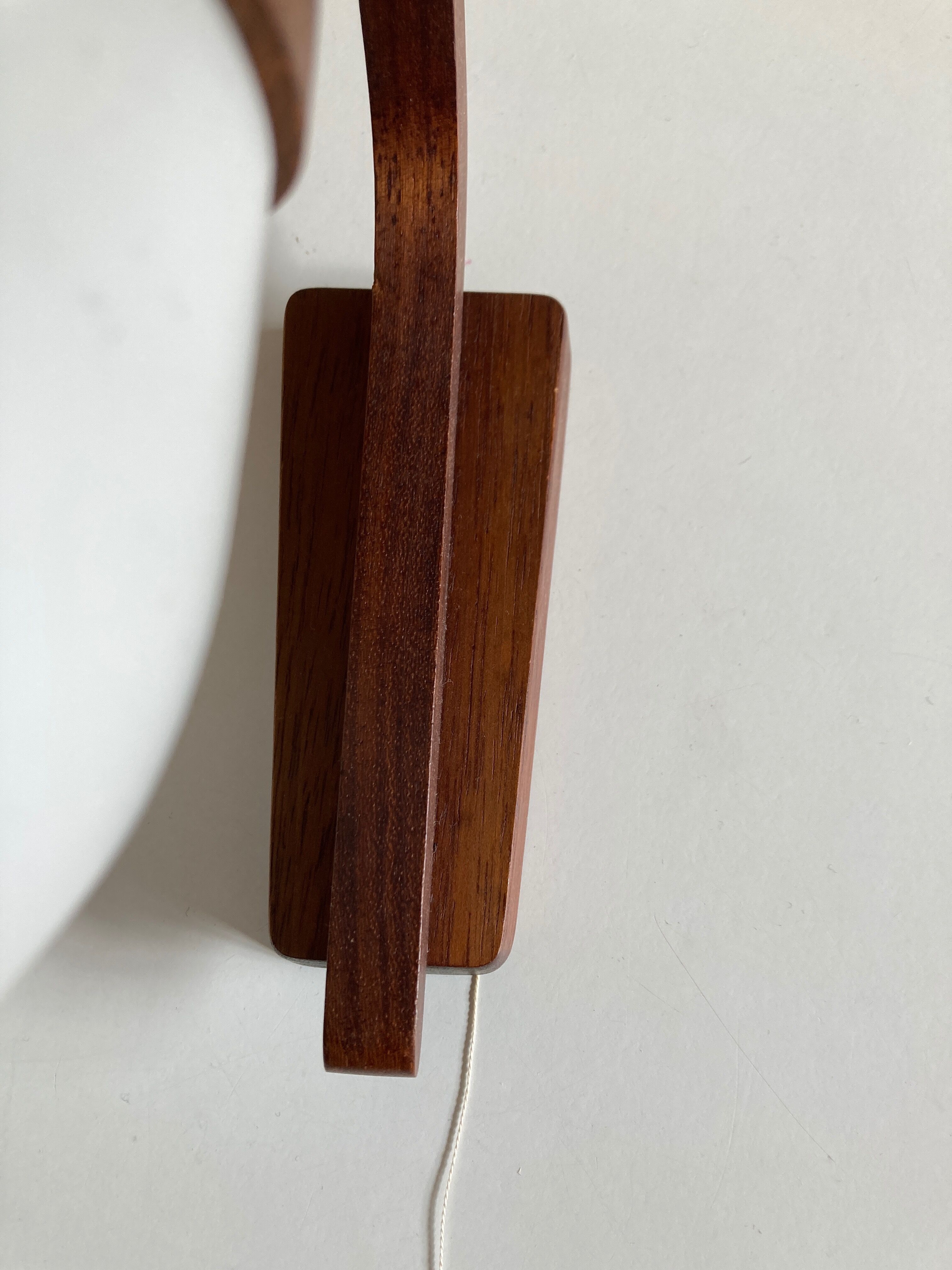 Pair of Scandinavian boomerang pendant lamps 1960