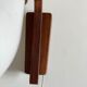 Pair of Scandinavian boomerang pendant lamps 1960