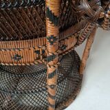 Emmanuelle rattan armchair Kok Maison 1970