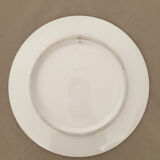 Assiette décorative fleurie en céramique