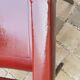 Pair of vintage armchairs year 60 imitation leather burgundy
