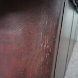 Chesterfield sofa in resistant cowhide, 3 seats