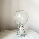 Vintage Art Glass Vase by Marita Voigt for Ilmenau, DDR East Germany