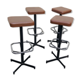 4 bar stools, 50s