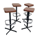 4 bar stools, 50s