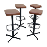 4 tabourets bar, années 50