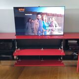 Buffet "elegance" Roche-Bobois TV unit home cinema with its 48" TV.