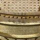Spencer family gilded wooden bergère bench chair