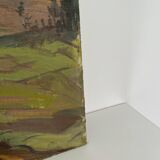 Landscape painting, oil painting 1947