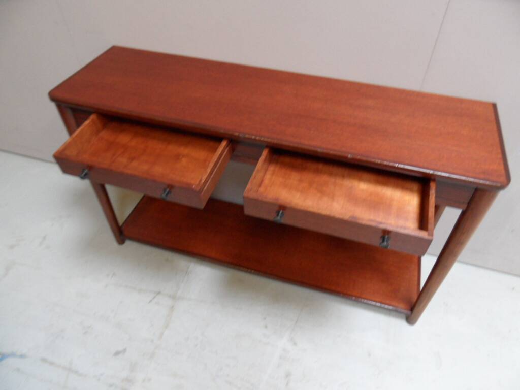 Vintage Mid Century mahogany side table 1950's