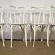 Série de 4 chaises bistrot vintage