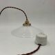 Opaline pendant light
