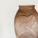 Vase en verre moulé art déco