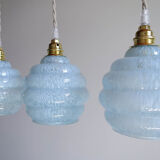 Marbled opaline globe hanging