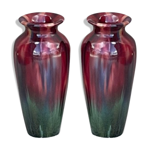 Paire de vases en céramique