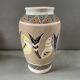Vase with parakeets 50s