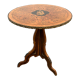 Gueridon tripode marquetée repliable style Louis XVI table d'appoint