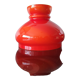 Abat day vintage opaline glass orange 1970