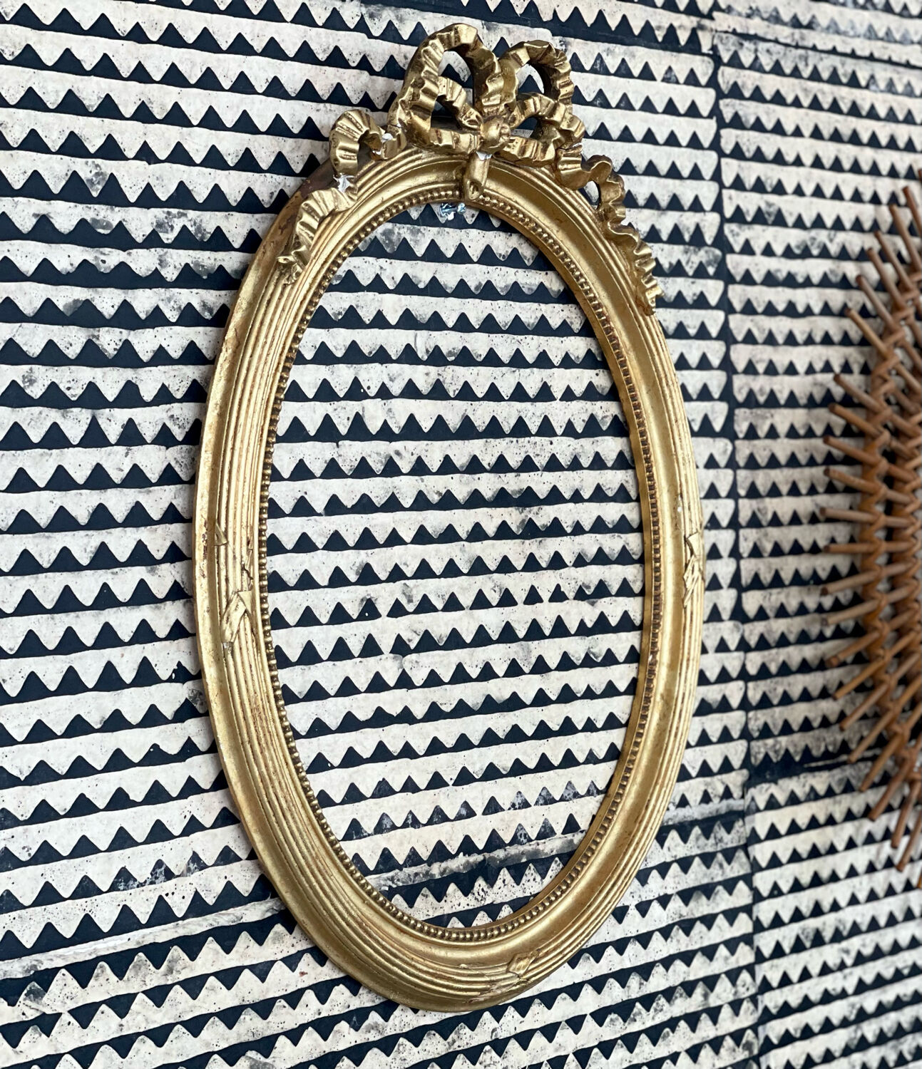 Old gilded wooden frame 59cmX45cm