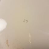 Old round presentation dish