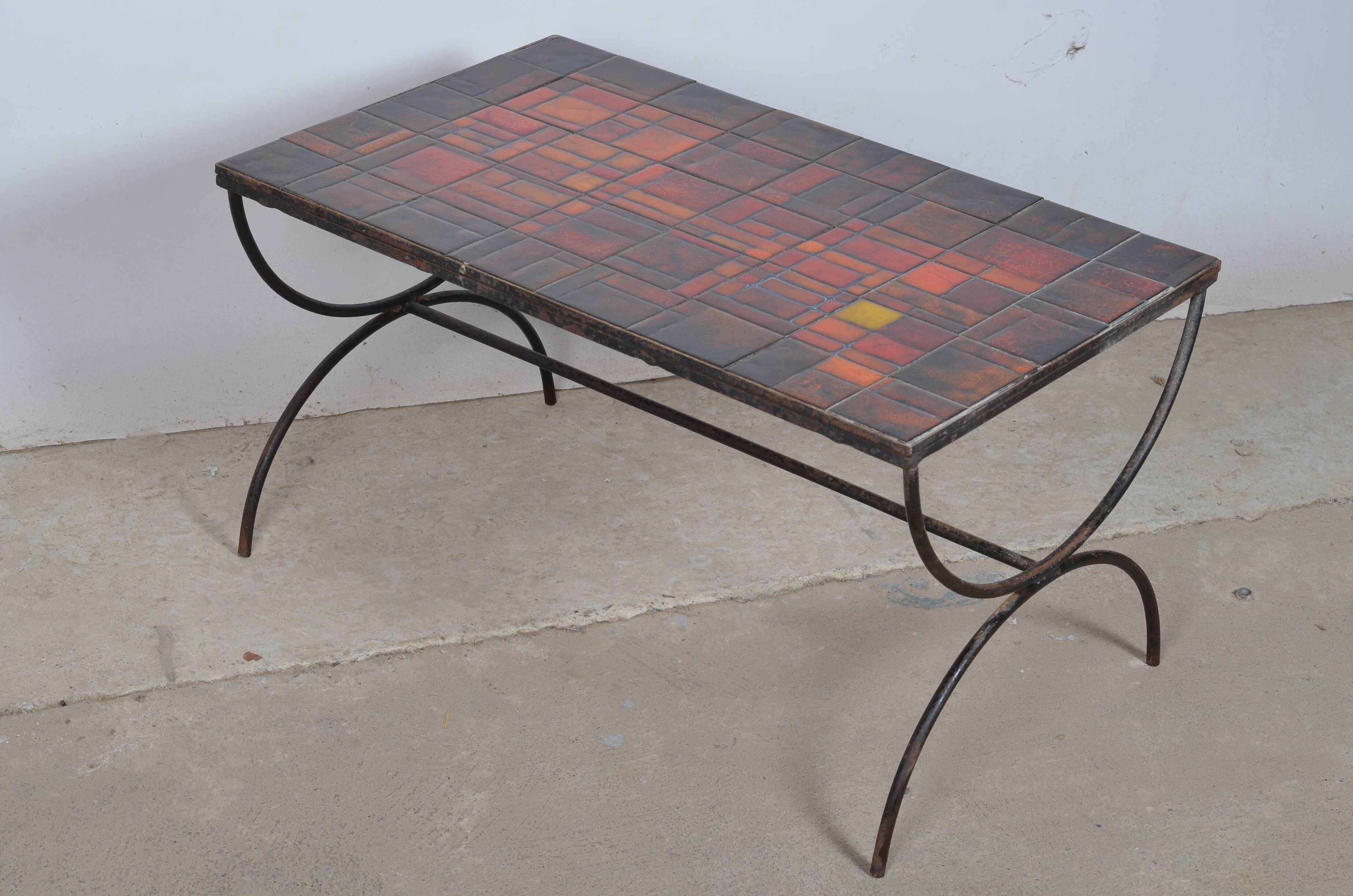 Vintage ceramic coffee table