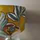 Hollywood Regency style lamp | Chic printed botanical lampshade