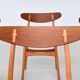 Chaises de salle à manger Hans Wegner Sawbuck CH30 Carl Hansen & Son Danemark 1952