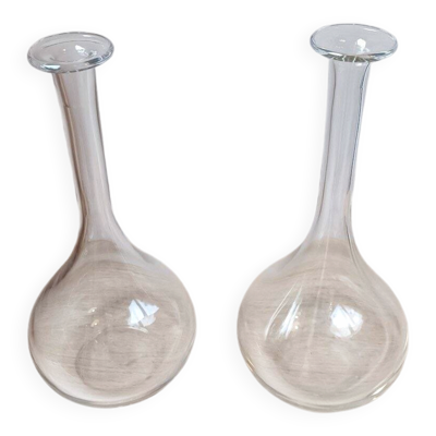 Paire De Carafes- Cristal- Baccarat -xxe S