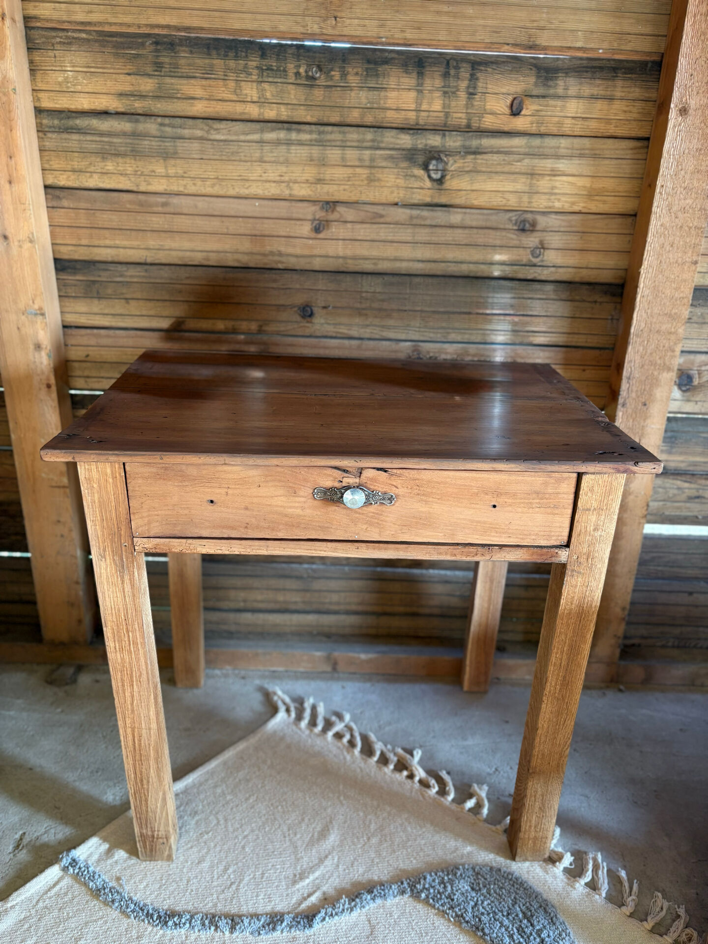 Bureau table de ferme d’appoint ancienne