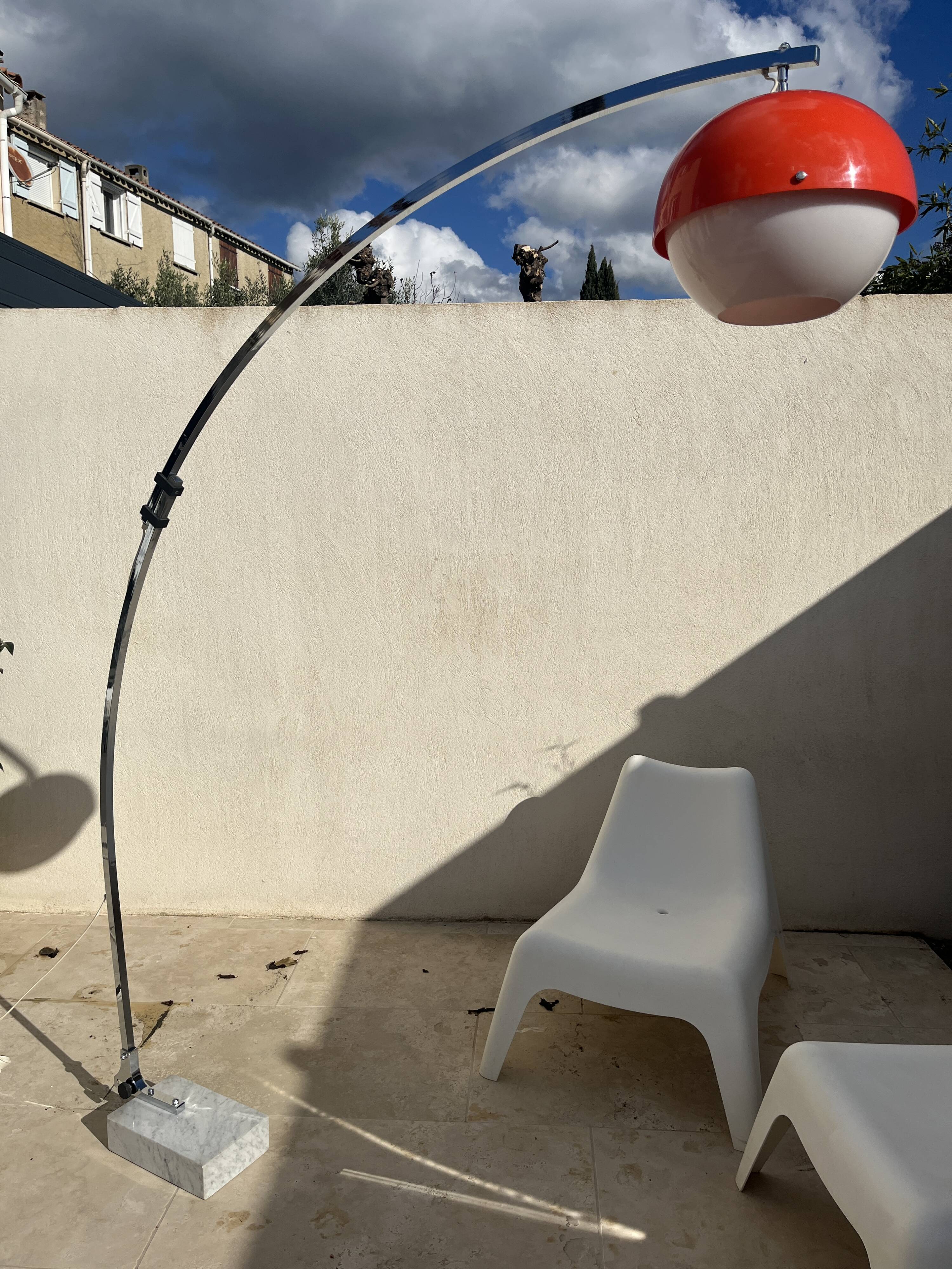 70s design arc floor lamp