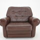 1970s Danish Brown Leather Armchair, Denmark