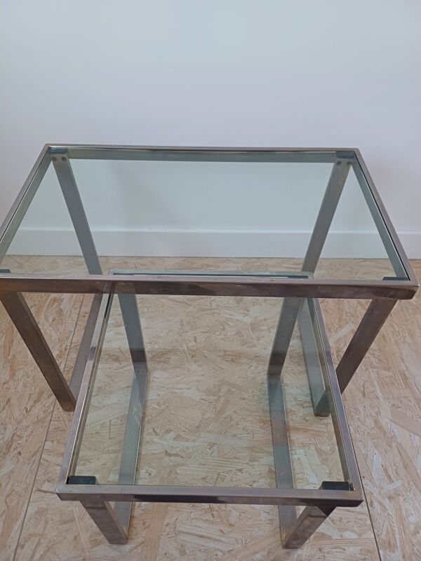 Table gigogne metal