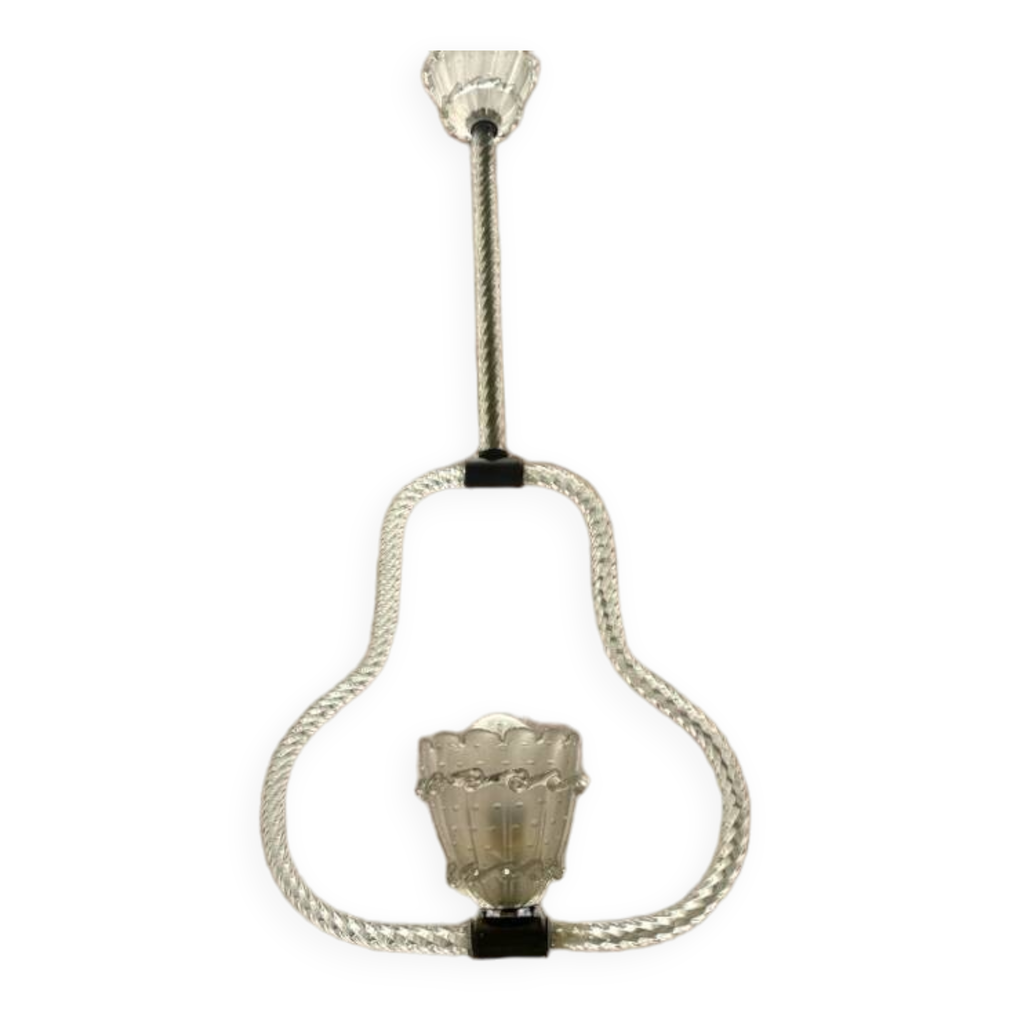 Murano Glass Barovier Light Pendant 1950’s