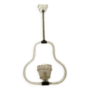 Suspension en verre de - murano 1950