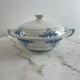 Soup tureen in earthenware Creil and Montereau Labrador pattern
