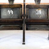 Vintage Cinema Seats, 1930s, Set of 2