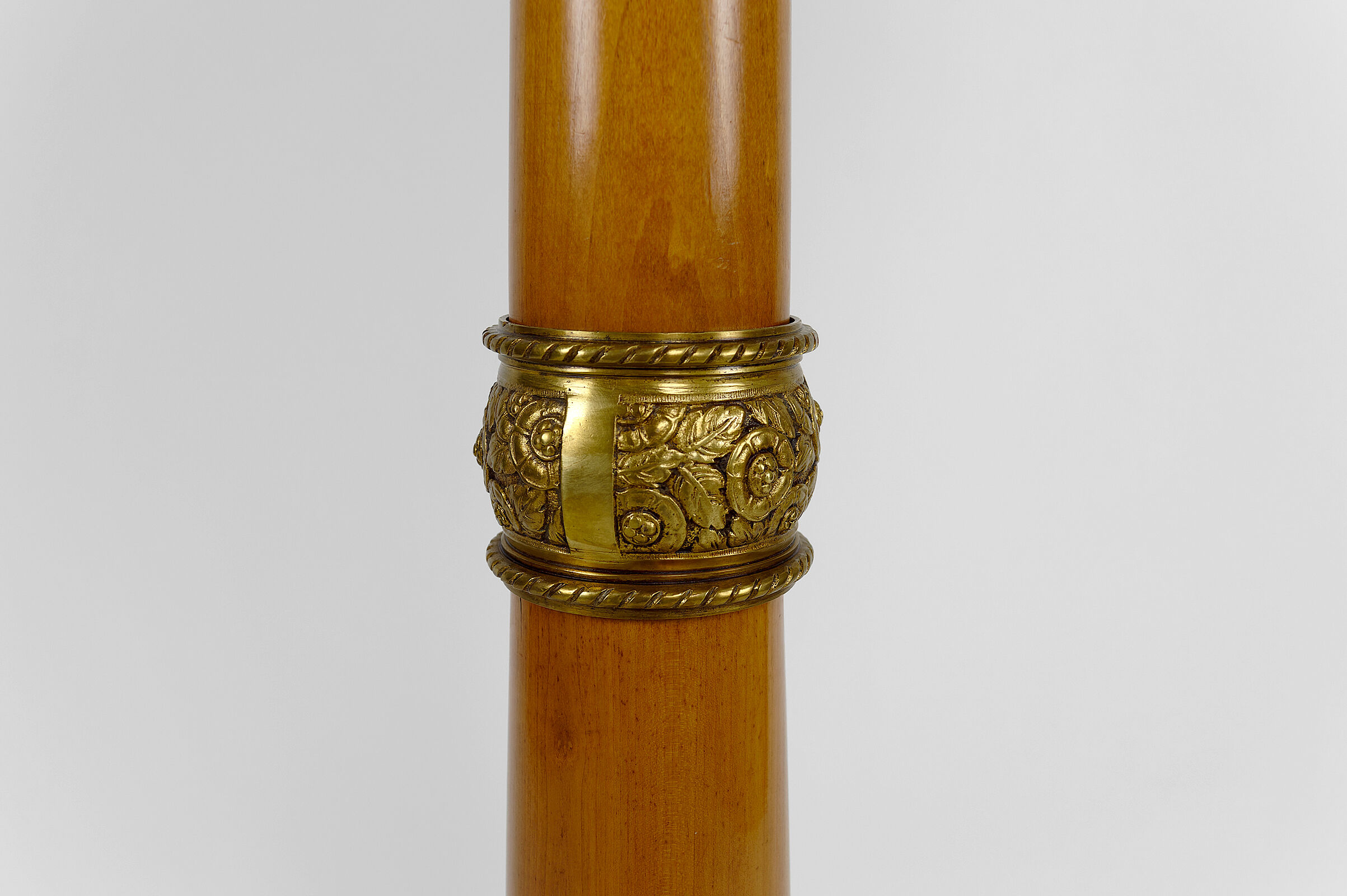 Art Nouveau cherry floor lamp by Paul Follot, circa 1920