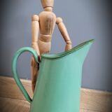 Green enamelled broc