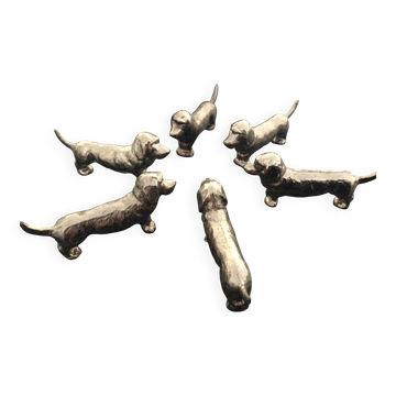 Porte-couteau chien Basset