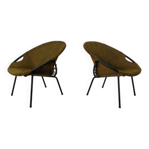 Olive Green Suede Balloon - set