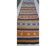 Tapis kilim couloir multicolore fait main berbère 200x60cm